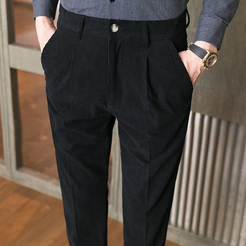 Corduroy Slim Pants