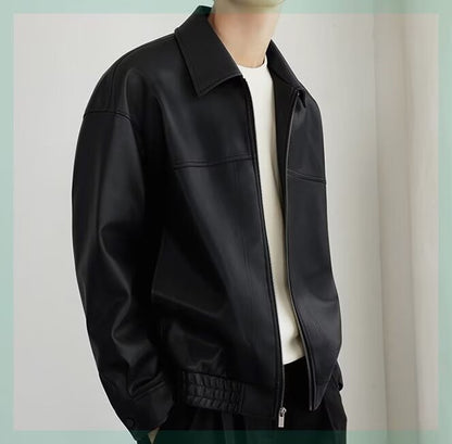 Motorcycle Leather Coat