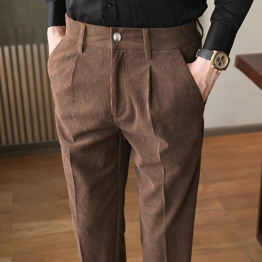 Corduroy Slim Pants