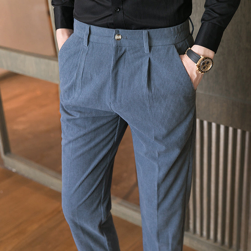 Corduroy Slim Pants