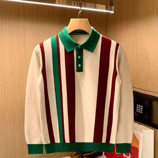 Lapel Polo Sweater