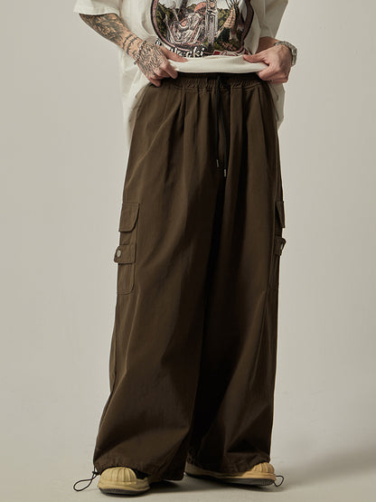 Straight Wide-leg Pants