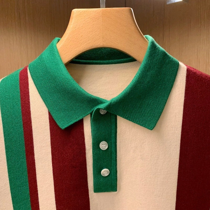 Lapel Polo Sweater