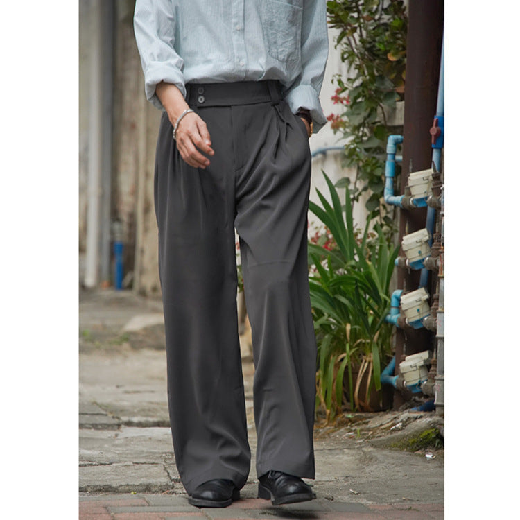 Pleated Loose  Pants