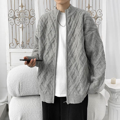 Cable-knit Cardigan