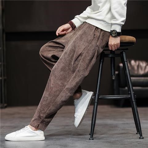 Corduroy  Straight Pants