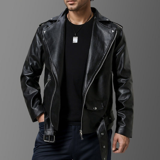 Slim-fit Leather Jacket