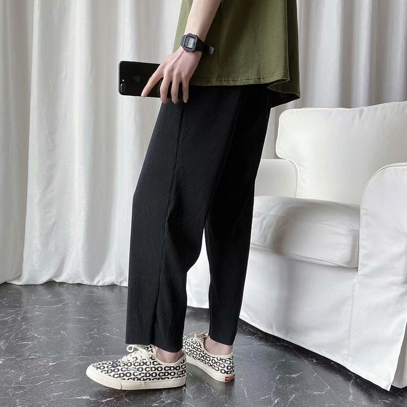 Casual Pleated Pants