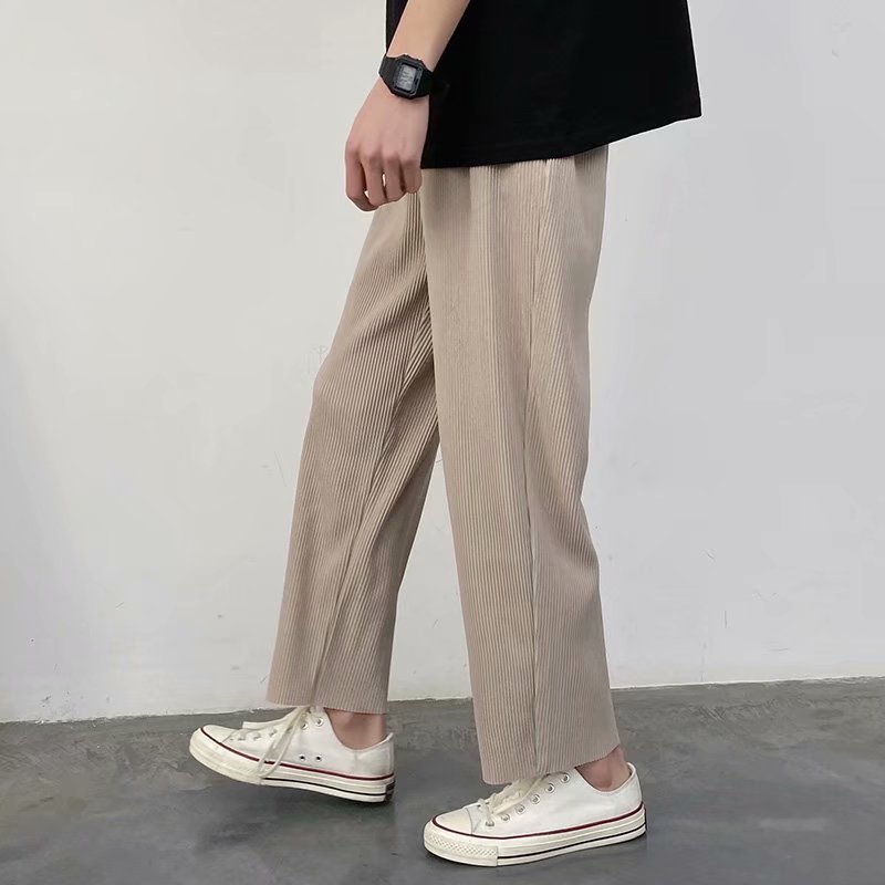 Casual Pleated Pants