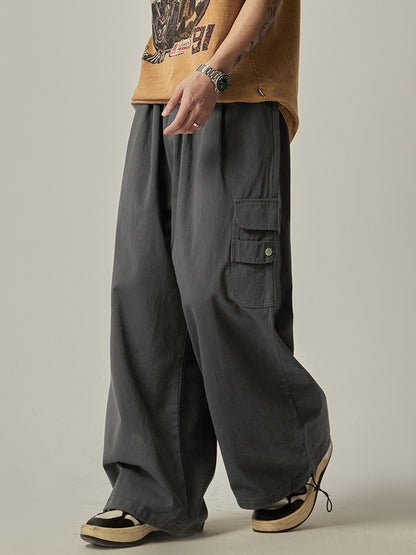 Straight Wide-leg Pants