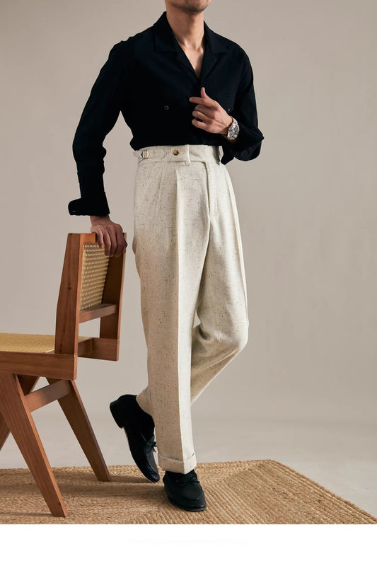 Retro Drape Trousers